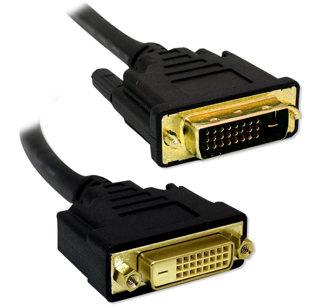 DVI-D Cable Male/Female - 6ft