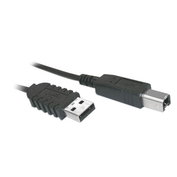 Câble USB 2.0 AB M/M BlueDiamond - Noir, 6'