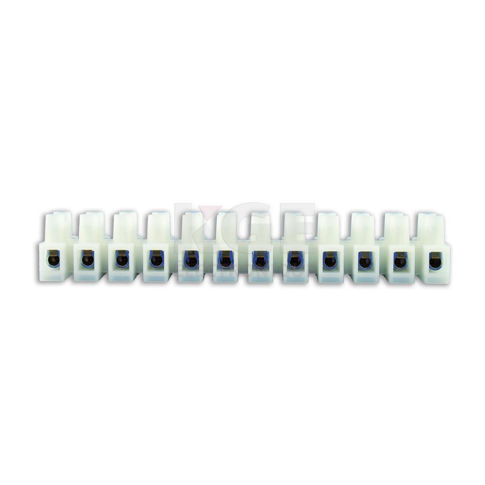 Bornier à Vis Européen 16E 12 Positions 22-10AWG