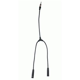 Adaptateur d'Antenne Y Mâle à 2 Femelles pour Motorola
