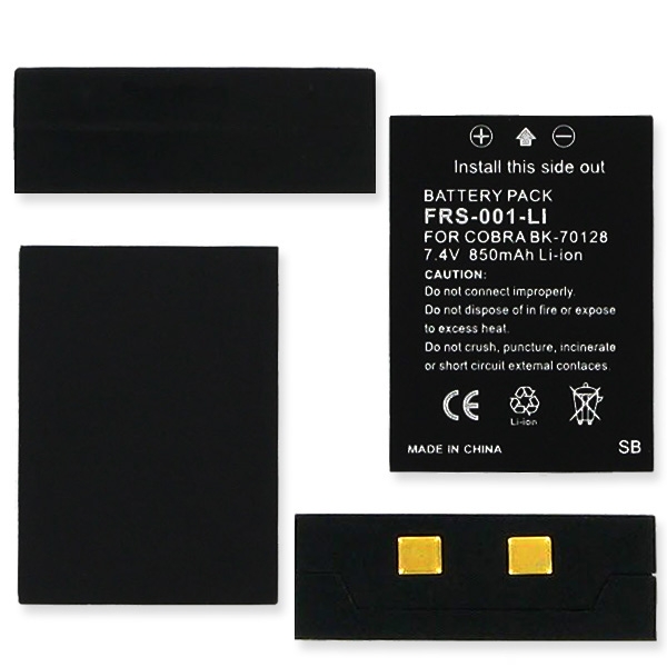 Batterie de Remplacement 7.4V 850mAh pour Cobra BK-70128