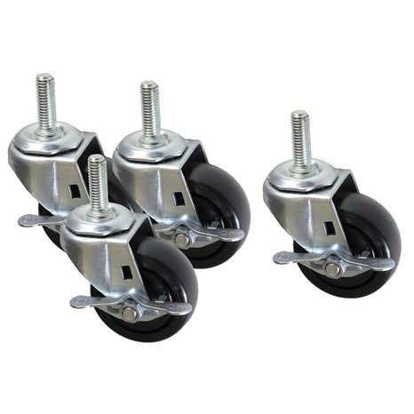 Set of 4 Casters for Racks