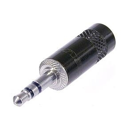 Black Metal 3 Pole 3.5mm Plug (NYS231B)