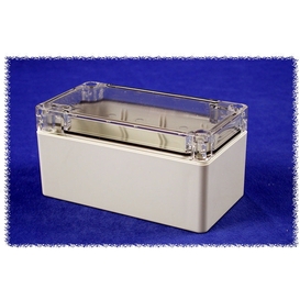 1554D2GYCL - Polycarbone Étanche Couvercle Transparent