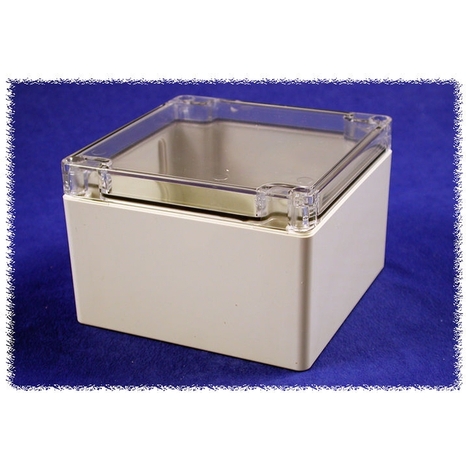 1554P2GYCL - Watertight Clear Lid Polycarbonate - 4.7