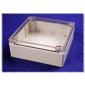 1554R2GYCL - Polycarbone Étanche Couvercle Transparent