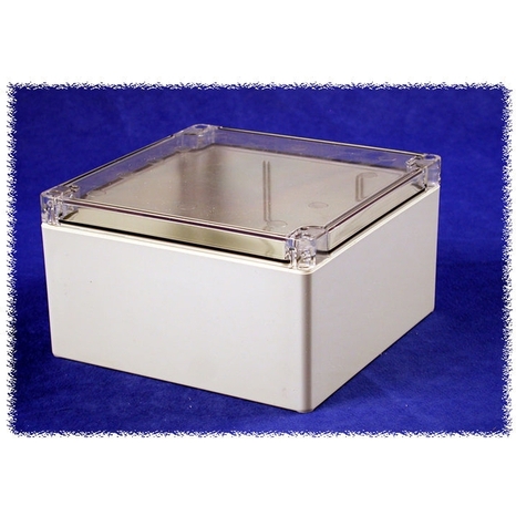1554S2GYCL - Watertight Clear Lid Polycarbonate - 6.3