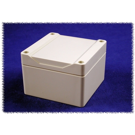 1555E2GY - Polycarbonate Étanche Couvercle Stylisé - 3.5
