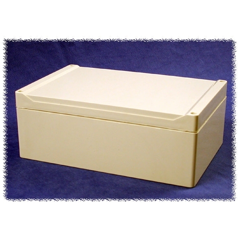 1555V2GY - Polycarbonate Étanche Couvercle Stylisé - 9.4