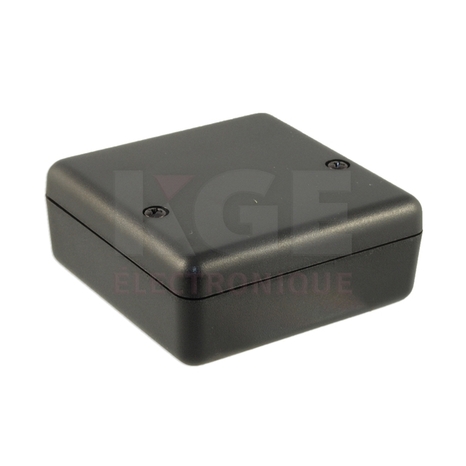 1593JBK - Plastique ABS Noir pour Instruments Portatifs - 2.6