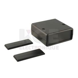 1593KBK - Plastique ABS Noir pour Instruments Portatifs - 2.6