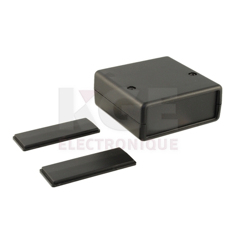 1593KBK - Plastique ABS Noir pour Instruments Portatifs - 2.6