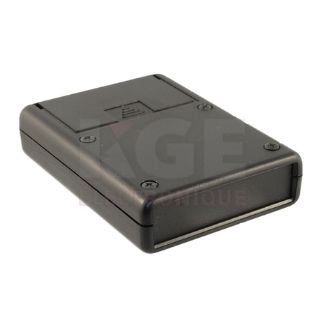 1593SBK - Plastique ABS Noir pour Instruments Portatifs - 3.6