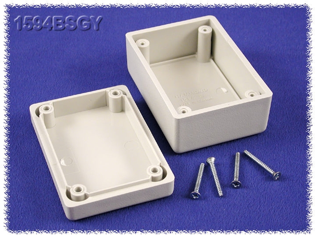 1594BSGY - Plastique de Haut Calibre Multi-Usages Gris - 3.2