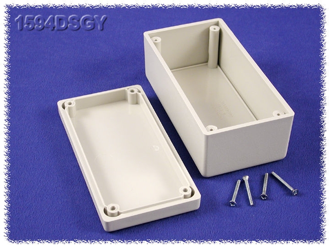 1594DSGY - Grey Heavy Duty General Purpose Plastic - 5.2