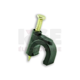 Attaches en U Noires Paquet de 100 pour RG-59