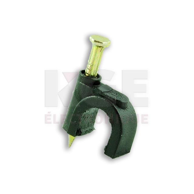 100-Pack 9mm Black U-Clams