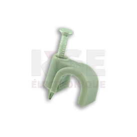 Attaches en U Grises 2.75mm Paquet de 100