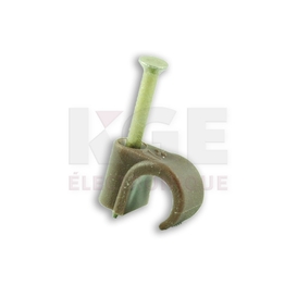 100-Pack 6-7mm Brown U-Clams
