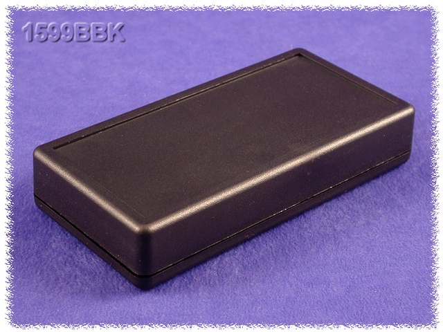 1599BBKCP - Portatif en Plastique ABS Ignifugeant Noir avec Pince de Ceinture - 5.12