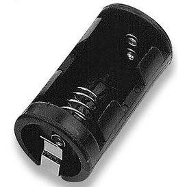 Porte-Batteries pour 1/2 Batterie AA (3.6V Lithium) avec Connexion à Souder et Interrupteur