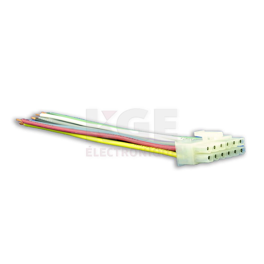 Universal 16-Pin Wire Harness for Clarion
