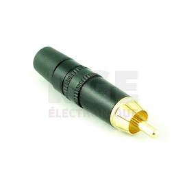 Black Male RCA Connector (NYS373)