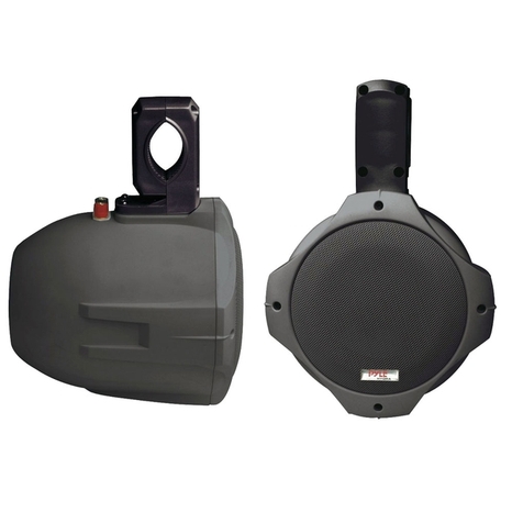 6.5' 200 Watt Two-Way Black Wake Board Speakers (Pair)