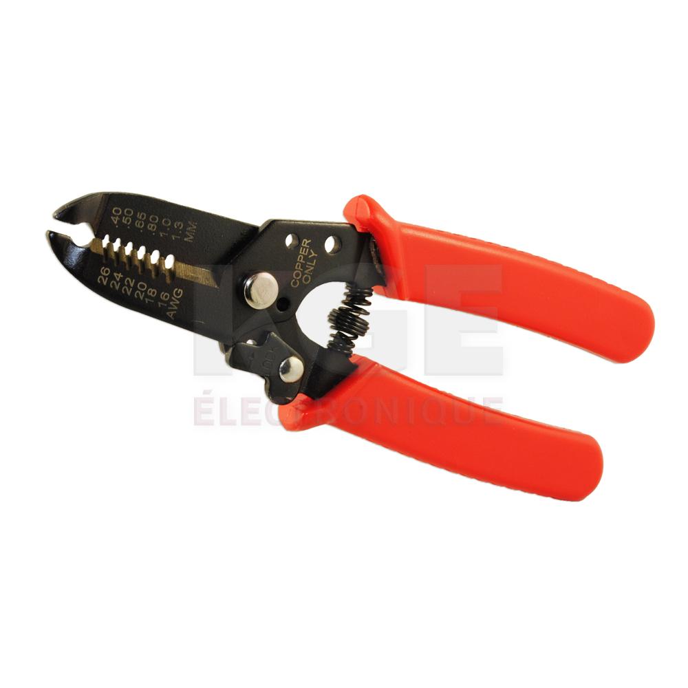 Outil Coupant et Dénudeur 7-en-1 26-16AWG
