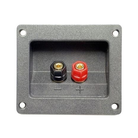 Bornier à Boutons en Plastique Plaqué Or Rectangulaire 3 1/8