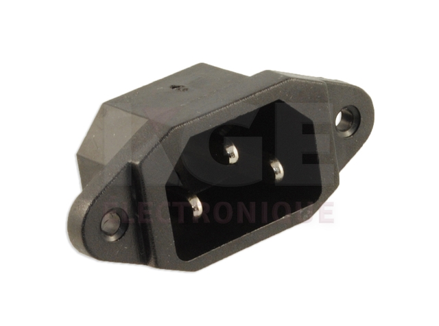 Panel Mount 3 Pole AC Power Plug