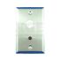 Remote Alarm Plate with LED and D Hole
