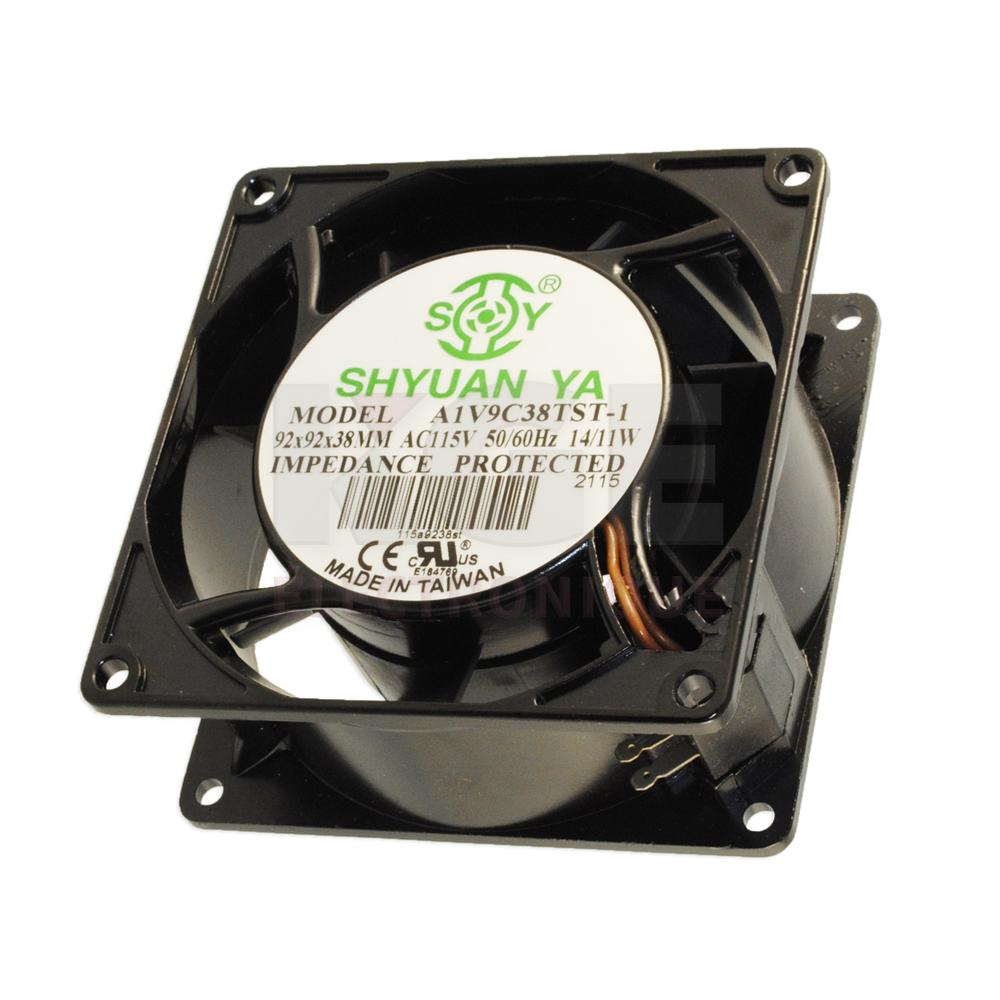 115VAC 92 x 92 x 38mm 0.17A Fan