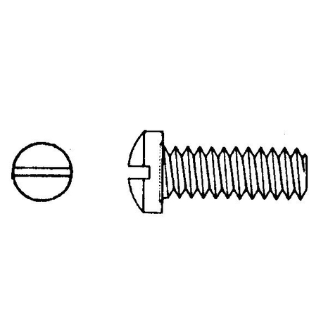Steel Screw 6-32 x 3/8