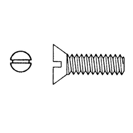 Vis en Acier 6-32 x 1/4