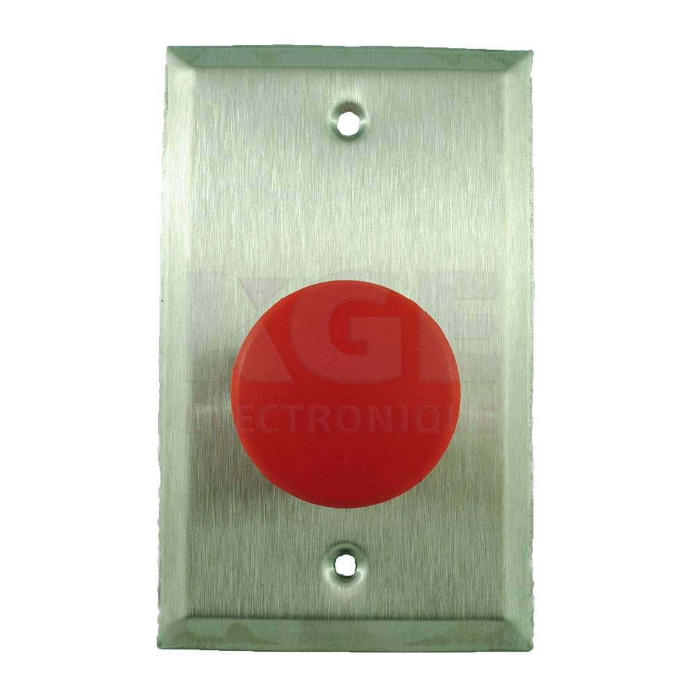 Plaque Murale avec Bouton d'Urgence