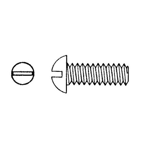 Nylon Screw 4-40 x 1/4