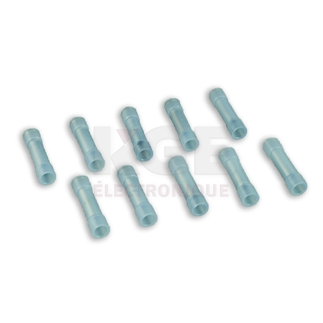 10-Pack 105-Degree 14-16G Blue Union Terminals