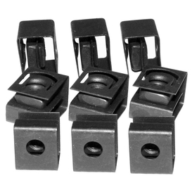 Noix Rondes Noires 10-32 Paquet de 100 - 1421N100