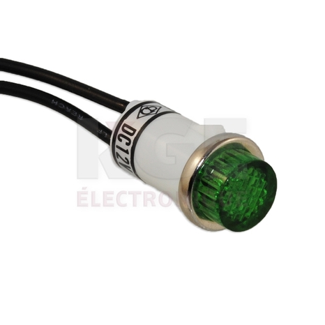 12V AC/DC Light - Green