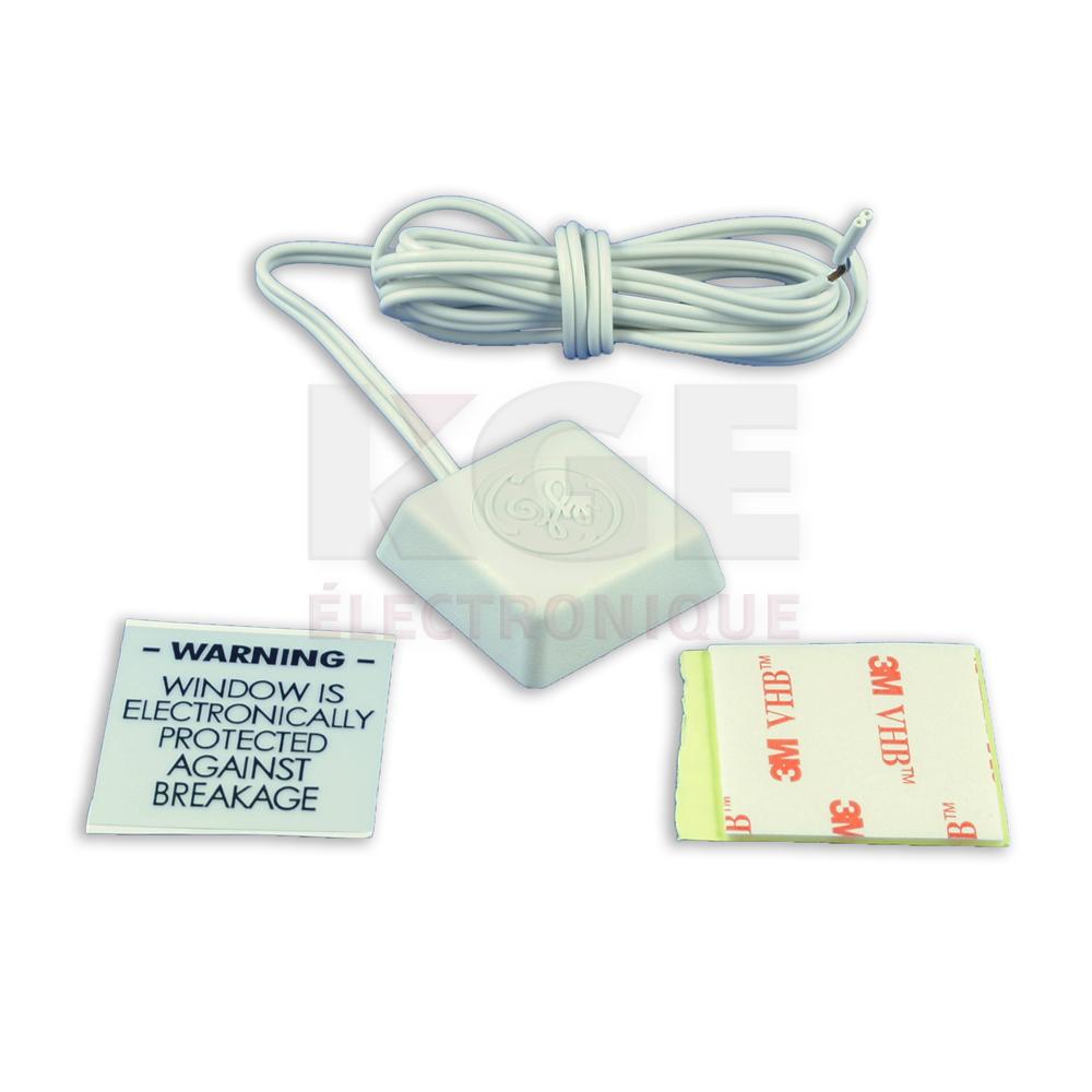 Détecteur de Vibrations Blanc 2 Fils Portée de 10'