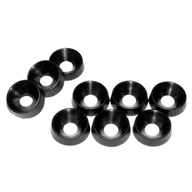 Rondelles en Plastique Noir Paquet de 25 - 1421A25W