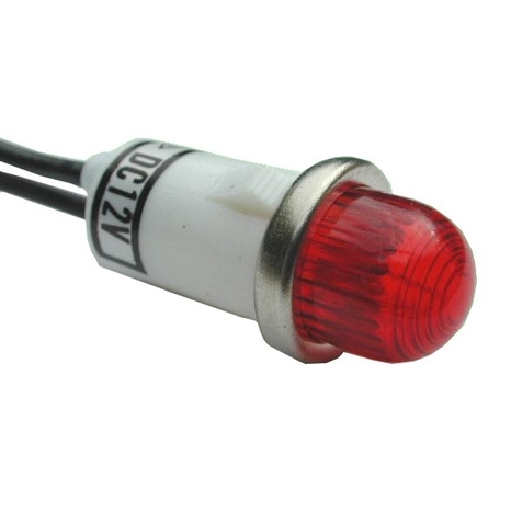 Lumière Dôme 12V AC/DC  - Rouge