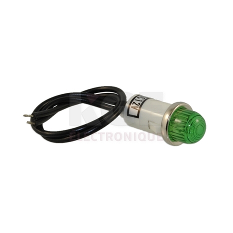 12V AC/DC Dome Light - Green