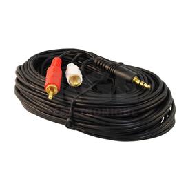 35ft Gold 2 RCA to 3.5mm Stereo Cable