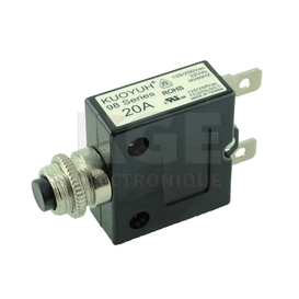 Disjoncteur de Circuit Thermique à Bouton Poussoir 20A