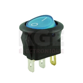110V 13A Blue Rocker Switch