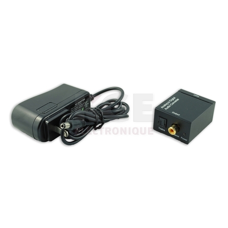 Audio Converter - RCA L/R to Digital-Coaxial or Toslink