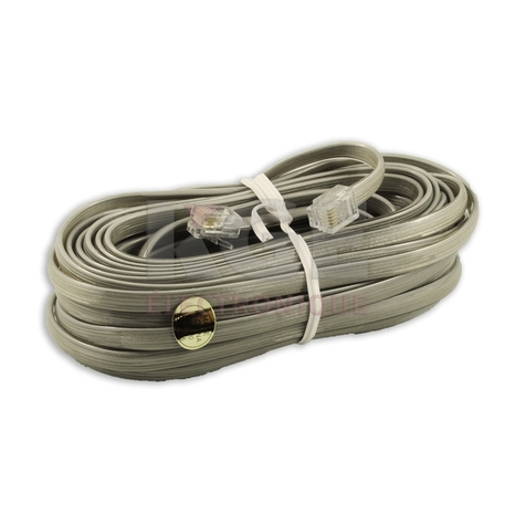 25ft 6C Telephone Line Cord