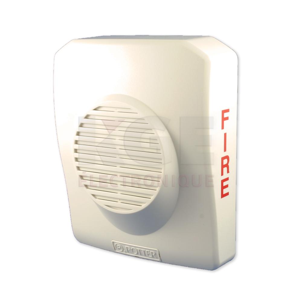 White Indoor / Outdoor Siren